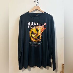 HUNGER FOR GOD parody long sleeve 2012 tee